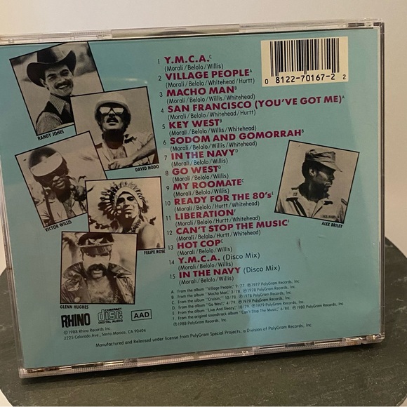 Village People CD New sealed on edge 1988 - Picture 3 of 4